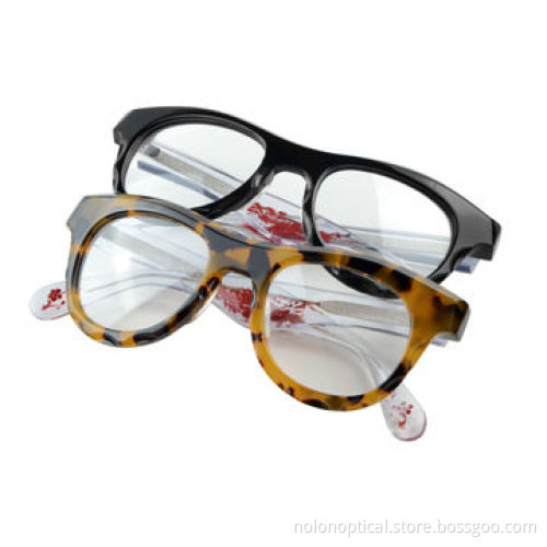 Most stylish and handmade acetate optical frames, lens can be changeable to sunglasses